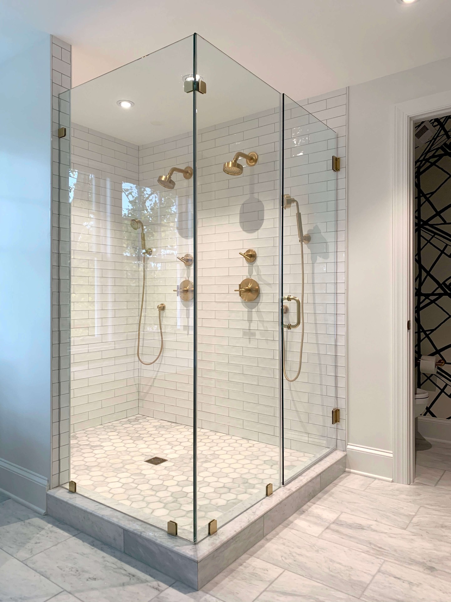 Luxury Corner Shower Installation 4