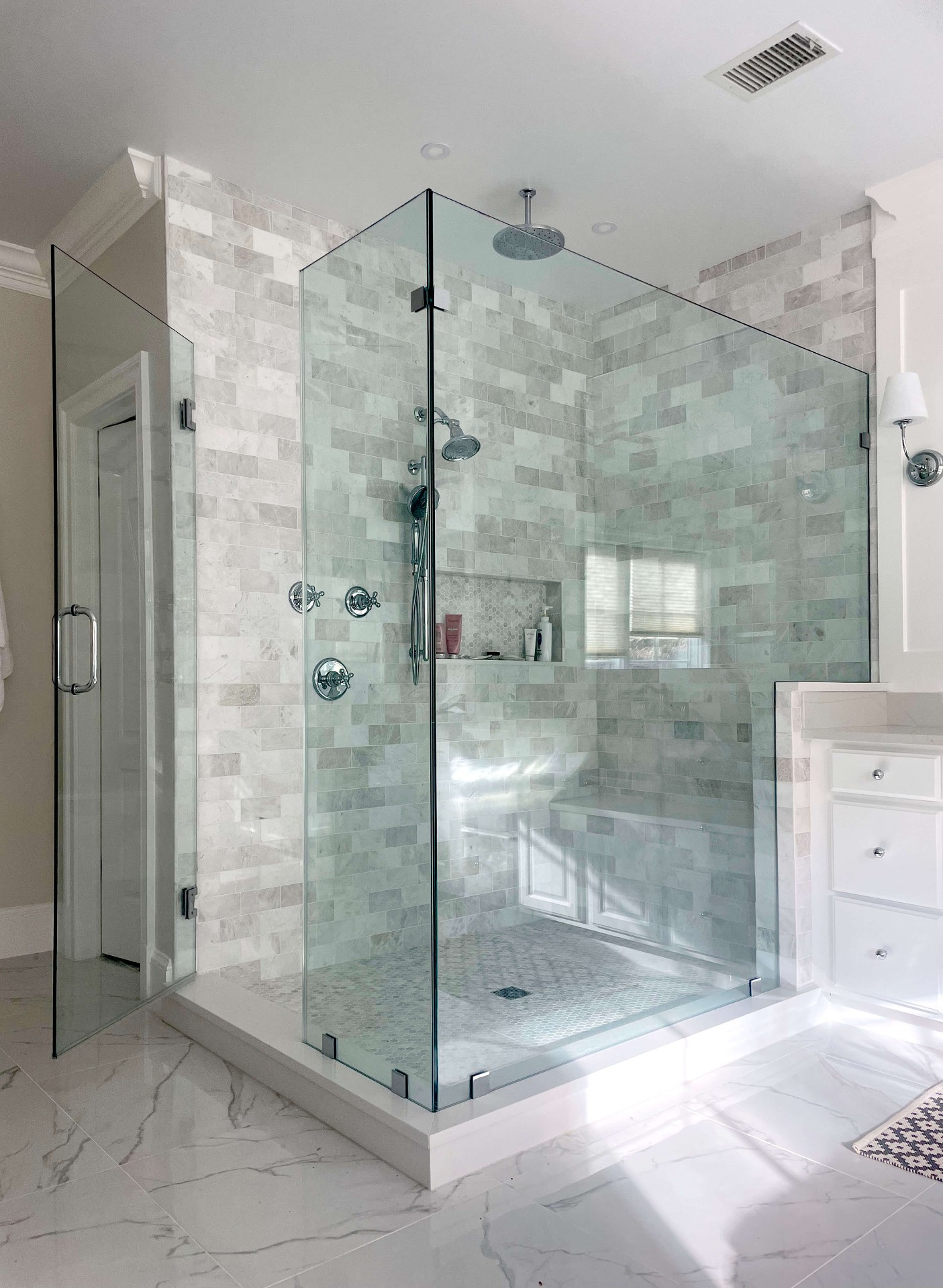 Luxury Corner Shower Installation 3